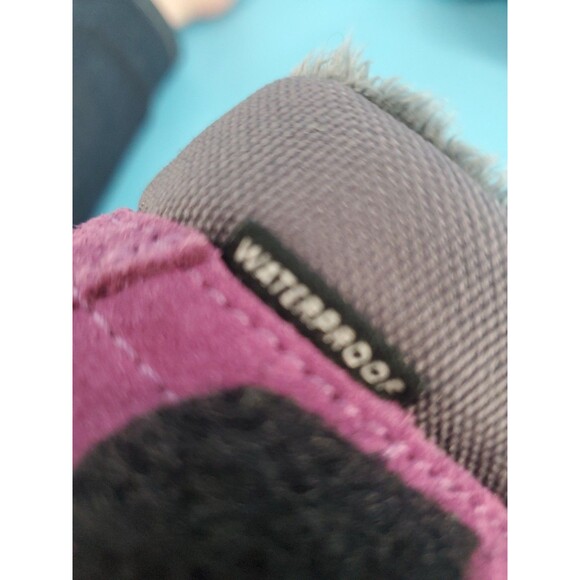 The North Face Toddler  Sz 6 Kids Alpenglow Waterproof Rubber Boots Grey Violet - Picture 8 of 13